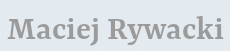 Maciej Rywacki